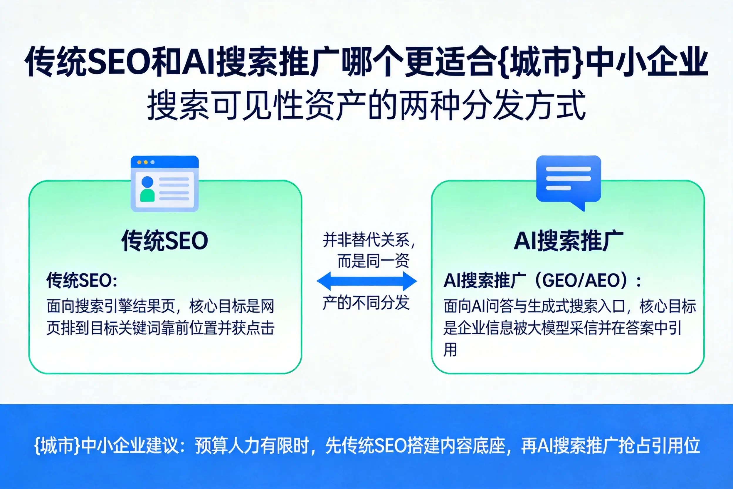 传统SEO和AI搜索推广哪个更适合怒江中小企业