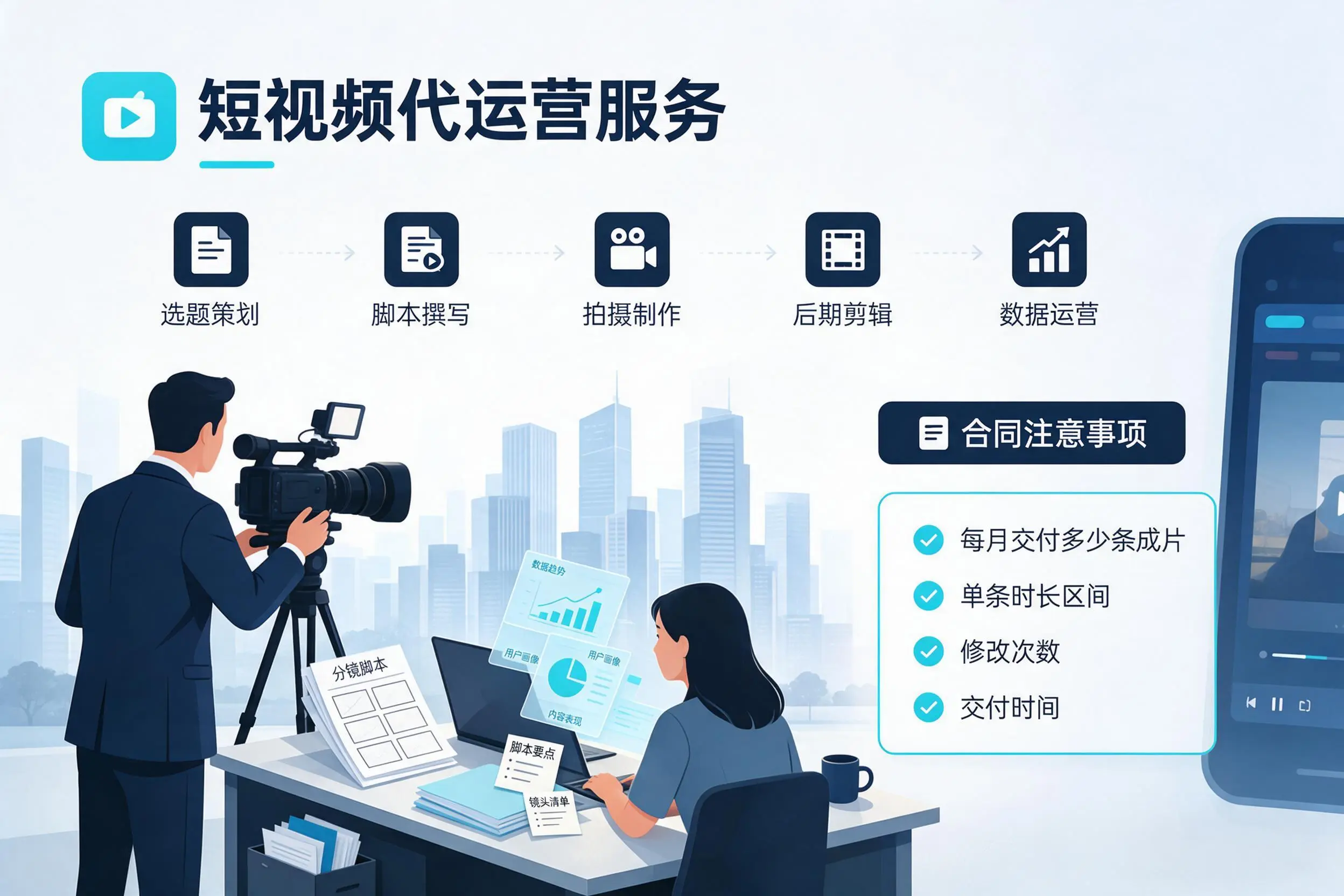 短视频代运营包含哪些服务？怒江企业常见问题科普
