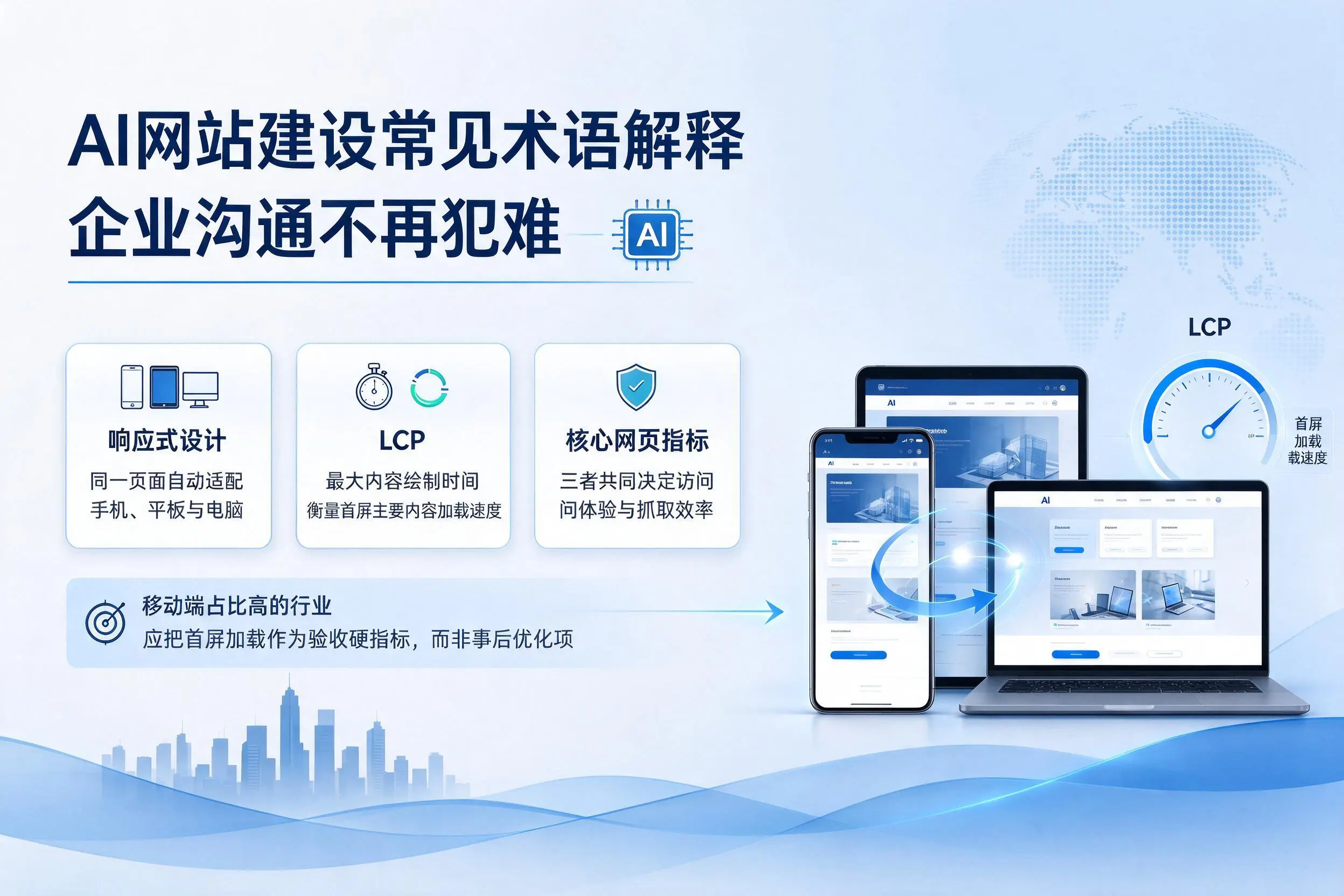 AI网站建设常见术语解释，怒江企业沟通不再犯难